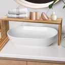 Wood Over The Sink Shelf Bridge, 23.62 x 7.87 x 5.91 Inches, Brown
