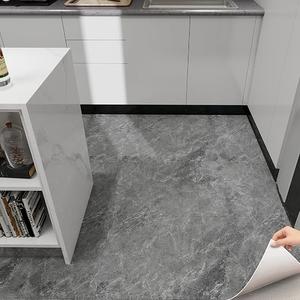 auxua Marble Pattern 24"x 24" Peel and Stick Floor Tiles (Large Format), Grey 12 Tiles/Pack - Covers 48 Sq Ft, Scratch-Resistant & Waterproof Floor Tiles Planks for Bathroom Kitchen