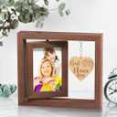 Christmas Gifts Gift for Grandma Nana Gifts for Christmas from Grandkids Granddaughter Grandson Grandma Picture Frame Rotating Grandkids Picture Frame for 4x6 Photo Gigi Gift for Grandmother Nana (A3.Brown-Nana)