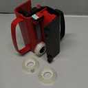 2-Pack Wrapping Paper Cutter & Tape Dispenser, Make Cutting Easily Safely and Efficient, Straight Sliding Tool for Christmas Gift, with 4 Tapes, 2 Replace Blades Kit, Black and Red