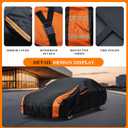 in Full Exterior Sedan Waterproof Car Cover All Weather, Waterproof, UV Resistant, Dustproof and Snowproof Fit Toyota Corolla/Prius, Honda Civic, Kia Forte, Nissan Sentra,Audi A3 etc.Size A3
