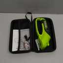 Upgraded 4V Cordless Electric Scissors, Cardboard Cutter with 3 Blades,Case, USB Charging, Max Cutting 1/4" Rotary Box Cutter for Cardboard, Carpet & Plastic, Lightweight & Arthritis Friendly (Green)