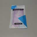 NITITOP Compatible with iPhone 16 Case Cute Aesthetic Floral Flower Vintage Rose Pattern Matte Clear Women Girl Full Camera Lens Slim Hard PC Shockproof Pritective Cover - Purple