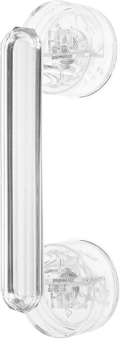 ARTIBETTER Suction Cup Door Handle 8 Inch Removable Grab Bar for Bathroom Shower Safety and Mobility Aid