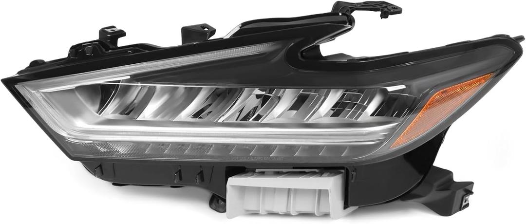 NI2502269 Driver Side Headlight Compatible with Maxima S/SL/SR/SV/Platinum 2019-2021 Headlamp Left