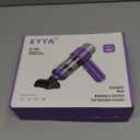EYYA Handheld Car Vacuum Cleaner Cordless, 15000PA High Power Vacuum & Air Duster, 4-in-1 Portable Mini Vacuum with LED Light, Hand Held Vacuum Cleaner for Car Home Office (Purple/Silver)