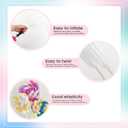 260 Balloons - Clear Long Balloons for Tying Balloon Arch | 100Pcs Skinny Stretchy Tie Balloons for Animal Making, Twisting, Attaching & Long Balloon Tying