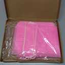 PATIKIL 14 x 5 Inch Organza Wine Bags, 40 Pcs Gift Wrap Bags Sheer Mesh Wine Bottle Bag Drawstring Pouches Reusable for Party Wedding Favors, Pink