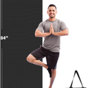 CAMBIVO Yoga Mat for Women and Men, Extra Long and Wide Exercise Mat (84"x30"), Large Non Slip Workout Mat for Yoga, Pilates, Fitness, Barefoot Workouts, Home Gym Studio