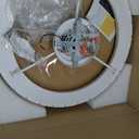 24 Low Profile Ceiling Fan with Light,3 Color Dimmable LED,6 Speeds,Reversible Motor,Wooden Flush Mount Ceiling Fans with Lights and Remote for Bedroom/Kidsroom/Dinng Room