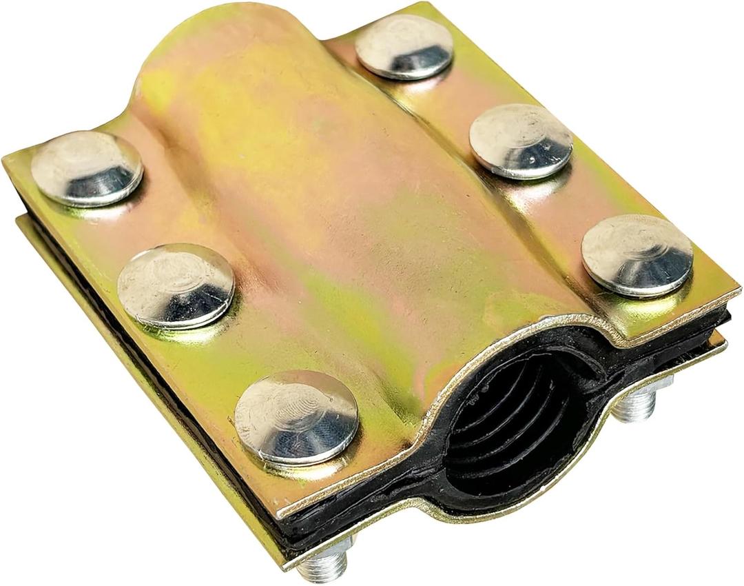 Water Pipe Repair Clamp,Outer Diameter of The Applicable Pipe is 0.79-0.86 inch,Leak Sealer for Pipes and Plumbing,Length About 4 inch,Suitable for PE/PPR Pipes,Steel/Iron Pipes (1/2 inch)