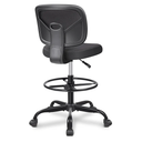 Primy Tall Drafting Desk Chair - Armless, Adjustable Height, Mesh Back, Rolling, Standing Desk Chair for Art Room, Office or Home (Black)