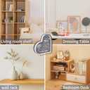 Gifts for Mom from Daughter Son, I Love You Acrylic Block, Birthday, Mothers Day & Valentines Day Gift for Mom (Heart 3.9" x 3.9" x 0.6")