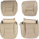 FZJDSD 4 pcs Beige Leather Seat Armrest Cover Compatible with Lexus RX300 RX330 RX350 2003 2004 2005 2006 2007 2008 2009 