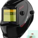 YESWELDER True Color Solar Powered Auto Darkening Welding Helmet, Wide Shade 3.5/9-13 for TIG MIG ARC Grind Welding Hood Helmet
