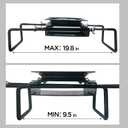 2 x Clamp on Boat Seat Mount with Swivel Ideal for Kayak Jon Boat (2)