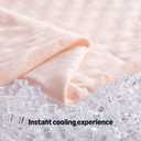 Amazon Basics Cooling Comforter, Soft Lightweight Waffle Weave Blanket for Hot Sleepers, Summer & All Season Bedding to Keep Cool for Night Sweats, 90"x90", Queen, Pink
