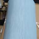 Blue Rectangular Pillow With Soft Textured Fabric And Zippered Cover