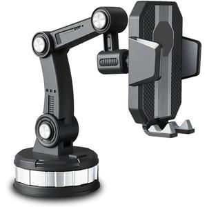 Car Phone Mount, 360 Rotatable Upgraded Phone Holder with Suction Cup for Dashboard, Windshield, Universal for iPhone 13/12 Pro, Pro Max, XS, XR, Samsung, Andriod, More Devices,Car Accessories