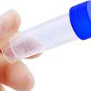 Twdrer 50PCS 5ml Plastic Graduated Vial Tube with Screw Caps,Small Test Sample Bottles Tubes Container with Lid