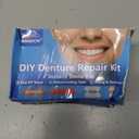 2 x DIY Denture Kit for Home Use – Upper & Lower Fake Teeth Set, Natural Smile Replacement, Comfortable Fit, Emergency Tooth Solution, 1-Pack
