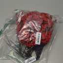 Red Artificial Flowers Plants for Christmas Home Decor Indoor 10 PCS, Fake Silk Babys Breath Realistic Bouquet, Faux Fall Stems Picks for Vases, Floral Arrangement Decorations for Tables Centerpieces