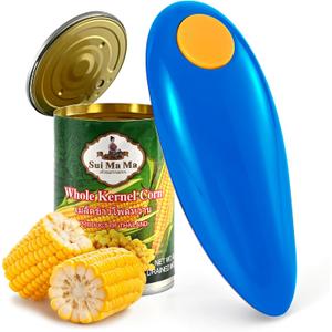 Electric Can OpenerCan Openers For Seniors, Can Opener Electric- Automatic, Simply Press the Button to Open the Can - Automatic, Hands-Free, Smooth Edges, Battery Powered