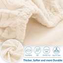 Hyha Individual Couch Cushion Covers, Stretch Magic Sofa Seat Cushion Covers Washable, Dog Couch Sofa Slipcover for Pets, Kid with Elastic Bottom(2PC, Beige)