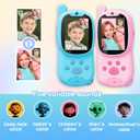 Video Walkie Talkies for Kids with Camera 2 Pack, Rechargeable Long Range Walkie Talkie for Kids, Outdoor Toys Camping, Hiking, Travel
