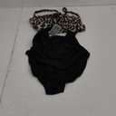 Eomenie Women's One Piece Swimsuits Tummy Control Cutout High Waisted Bathing Suit Wrap Tie Back 1 Piece Swimsuit (Large, Leopard)