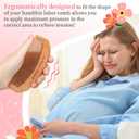 2 x Birth Comb for Labor Pain, Natural Wooden Labor Combs for Women Pregnancy, pregnancy hospital bag essentialsDelivery Essentials, Baby Comb  Shower Comb for New Mom Gifts