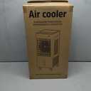 Portable Air Conditioners, Evaporative Air Cooler, 3-Side Air Intake Portable AC Unit w/ 8L Larger Water Tank, 3 Speeds, 60Oscillation,7.5H Timer, Swamp Cooler for Room Home Office
