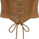 Scarlet Darkness Women Wide Belt Elastic Waist Belt Corset Belts for Dress (Large)