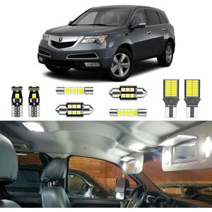21PCS Super Bright White LED Interior Light Kit Package for Acura MDX 2001 2002 2003 2004 2005 2006 2007 2008 2009 2010 2011 2012 2013 + License Plate Lights and Install Tool