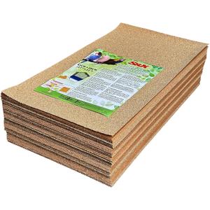 S&X Bird Cage Liner 120-Pack 17 x 11 Gravel Paper Disposable | Bird Cage Accessories for Parakeets Cockatiels Canaries Finches Conures Easier Cleaning and Bird Health