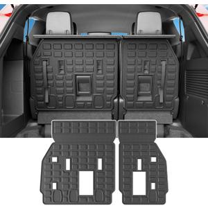 powoq Backrest Mat Compatible with 2021-2026 Toyota Sienna 3rd Row Back Seat Protector TPE Cargo Liner Cargo Mat Replacement for 2021 2022 2023 2024 2025 2026 Toyota Sienna Accessories(Backrest Mat)