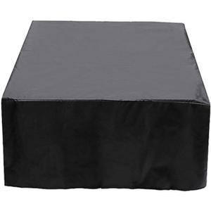 FLR 79L x 79D x 33H Hot Tub Cover Outdoor SPA Covers Swimming Pool Waterproof Dust Proof Cover (Black, 86x86x35 inch)