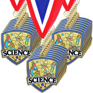 Yaomiao 10/20 Pcs 2. 4'' Award Medals Bulk Gold Winner Team Participation Medals for Kids Adults Metal Trophy Tournaments Competitions Award Prize Gift