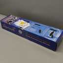 24 Feet Dryer Vent Cleaning Kit - Chrome Button Locking System - Dryer Vent Cleaner Kit With Vacuum Attachment, Nozzle, Hose and Adapter