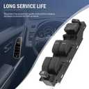 1S15705 Power Window Switch Front Left Compatible with Mazda CX-9 2007-2015 Electric Power Window Switch Button TD11-66-350A TD1166350A DWS864