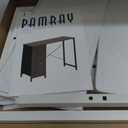 Pamray 32 Inch Computer Desk with 4 Drawers Small Office Desk for Home Bedroom Study Writing Simple Modern Computer Table White