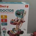29 Pcs Doctor Kit for Toddlers 3-5 Pretend Play Toys Dentist Set Vet Medical Mobile Cart with Sound & Light Xray Stethoscope Toddler Doctor Play Set 2 3 4 5 Year Old Girls Gift Christmas