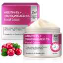 AiRunTech Arbutin 8% & Tranexamic Acid 5% Cream, Help Fade Dark Spots, Freckles, Blemishes, and Pigmentation, Firm and Moisturize the skin 60ML (2 Fl Oz (Pack of 1))