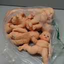 Tasdurian 16 Pcs Funny Baby Shower Chancla Game Activities Baby Shower Games How to Throw The Chancla at Their Bad Ass Doll Babies Showers Game Gender Reveal for Adults, 7.7 x 4.9 Inch, Cute Style