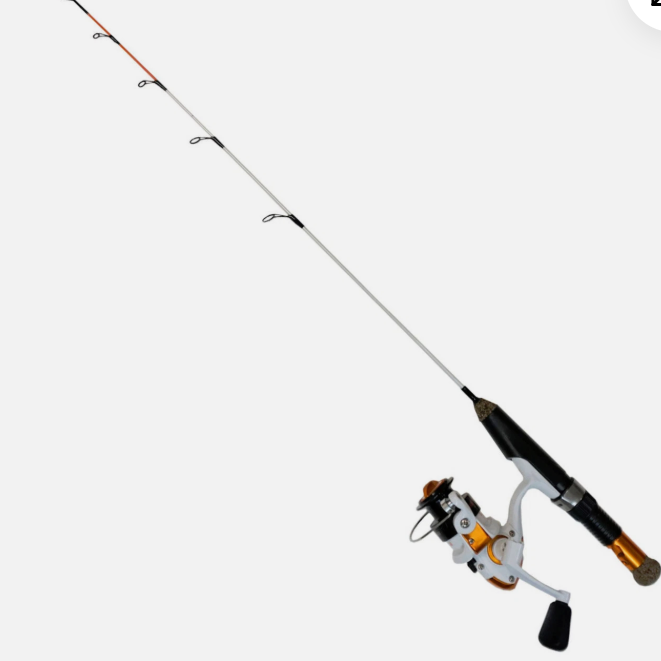 Celsius Rowdy Rod 24" Light Ice Fishing Rod/Reel - TWO COMBOS #CE-RR24LC