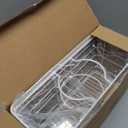 Hair Tool Organizer, Curling iron stands, Bathroom Organizer Basket Hair Supplies Organizer Storage Hair Dryer Holder- Wall Mount No Drilling (White)