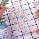 4PCS Stickers for Kids Classroom, Animal Dinosaur Bird Unicorn Shark Reward Scrapbooking Supplies, Funny Scrapbook Stickers, Party Favors for Scrapbook & Kids Crafts