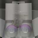 Electric Breast Pump Hands Free, Wearable Breast Pump with 4 Modes & 12 Levels, with Timer LCD Display Memory Function, Portable Breast Pump Pain Free, Double-Sealed 19/ 21/ 24mm Flange, 2 Pack Purple