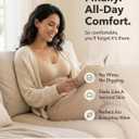 SHAPERMINT Wireless Bras for Women No Underwire Small to Plus Size Bralettes with Support and Natural Lift (Beige, L)