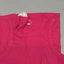 ANRABESS Womens Sleeveless High Neck Tank Tops Fashion Summer Casual Basic Slim Fit Ribbed Racerback Top Shirt Clothes (Medium, Hot Pink)